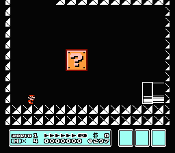 [Image of Mario beneath a giant Mystery Block]